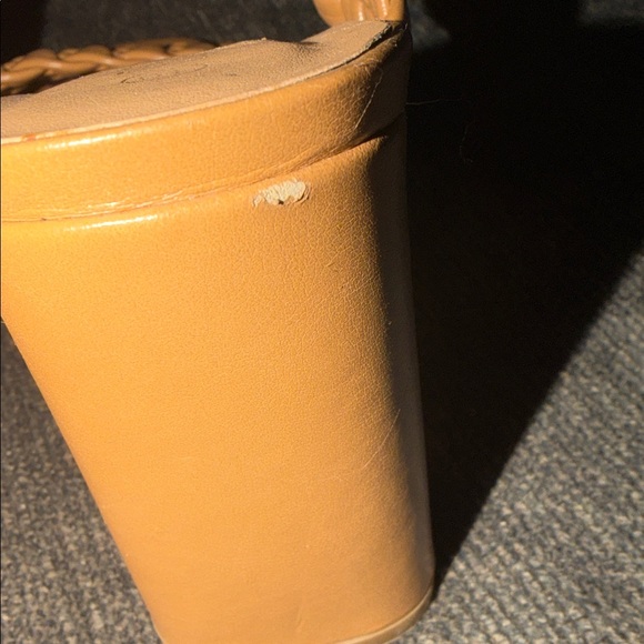 Rouge Helium Women's Braided Tan Heels - Picture 5 of 6